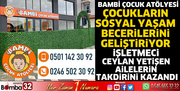 Bambi Çocuk Atölyesi, Çocukların Sosyal Yaşam Becerilerini Geliştiriyor