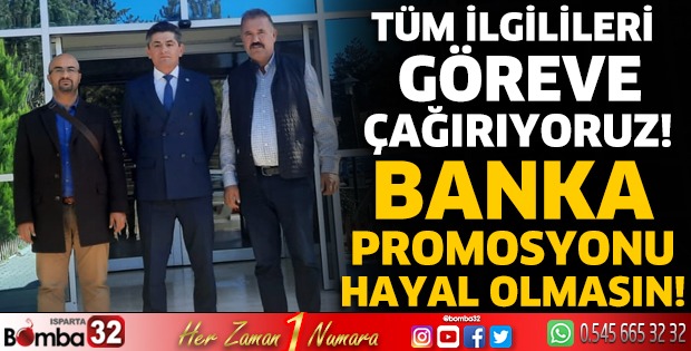 Banka promosyonu hayal olmasın!
