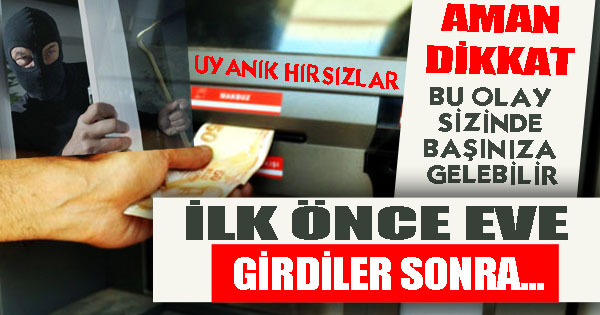 Bankamatik Kartını Çalıp, ATM'den Para Çektiler!