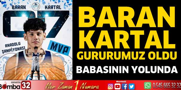 Baran Kartal gururumuz oldu