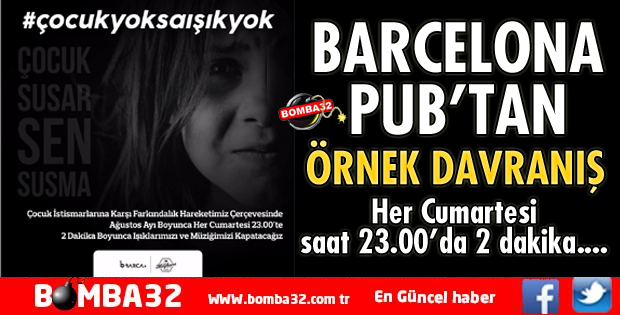 BARCELONA PUB'TAN ÖRNEK HAREKET
