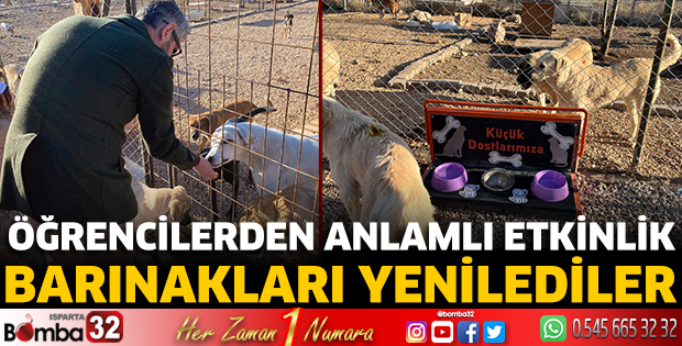 Barınakları yenilediler