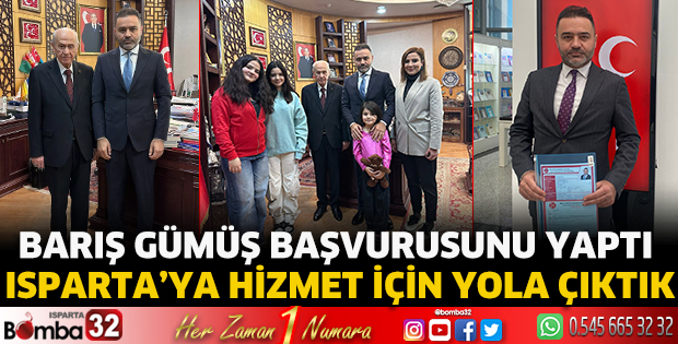 Barış Gümüş başvurusunu yaptı 