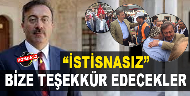 Barlalılar istisnasız bize teşekkür edecek