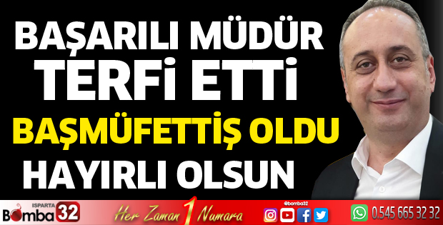 Başarılı müdür terfi etti