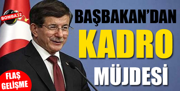 Başbakan Ahmet Davutoğlu taşeron işçilere müjde verdi