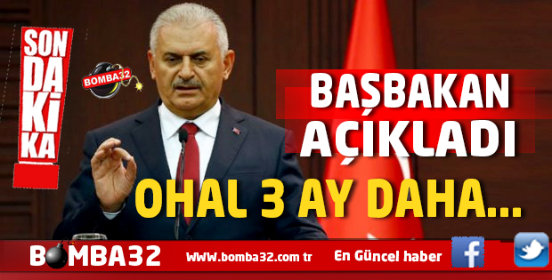BAŞBAKAN BİNALİ YILDIRIM AÇIKLADI !
