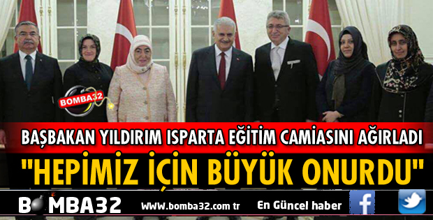 BAŞBAKAN BİNALİ YILDIRIM EĞİTİM CAMİASINI AĞIRLADI