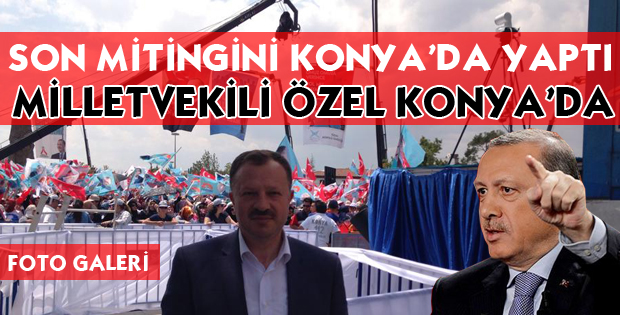 BAŞBAKAN ERDOĞAN SON MİTİNGİNİ YAPTI