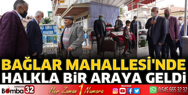 Başdeğirmen Bağlar Mahallesi sakinleriyle bir araya geldi