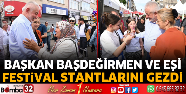 Başdeğirmen festivalin son günüde stantları gezdi