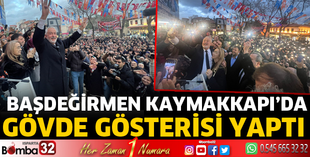 Başdeğirmen gövde gösterisi yaptı
