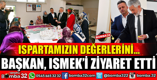 BAŞDEĞİRMEN ISMEK'İ ZİYARET ETTİ