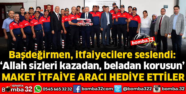 BAŞDEĞİRMEN İTFAİYE PERSONELİYLE BULUŞTU