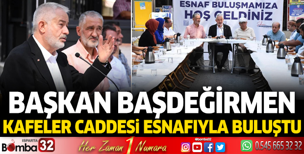 Başdeğirmen, Kafeler Caddesi esnafıyla bir araya geldi