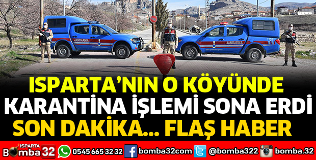 BAŞDEĞİRMEN KÖYÜ’NDE KARANTİNA SONA ERDİ