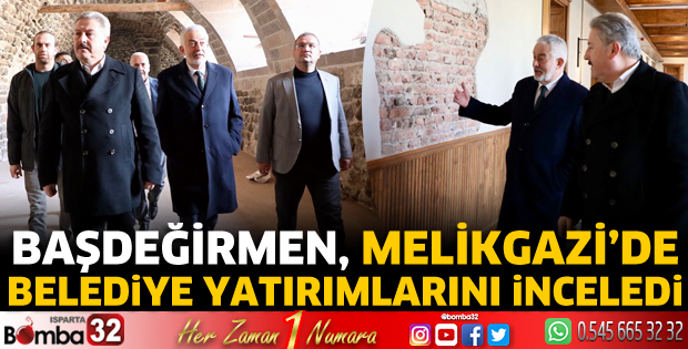 Başdeğirmen, Melikgazi’de belediye yatırımlarını inceledi 