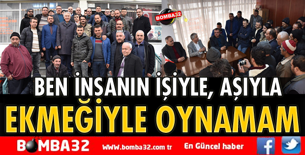 BAŞDEĞİRMEN PAZARCI ESNAFIYLA BULUŞTU