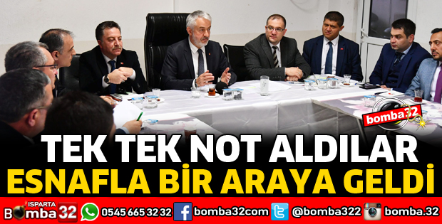 BAŞDEĞİRMEN SEBZE VE MEYVE HALİNDE ESNAFLA BULUŞTU