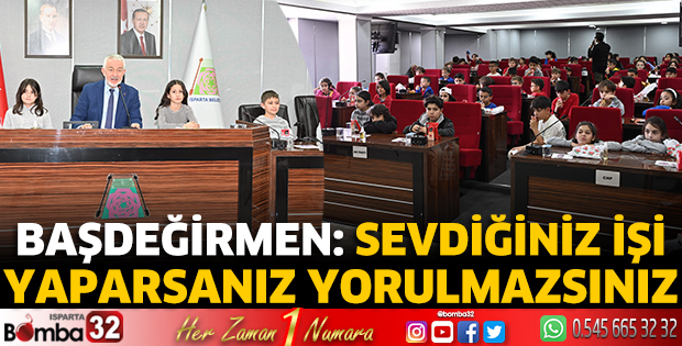 Başdeğirmen: Sevdiğiniz işi yaparsanız yorulmazsınız