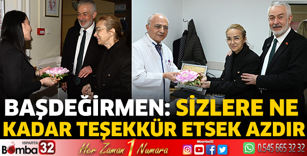 Başdeğirmen: Sizlere ne kadar teşekkür etsek azdır
