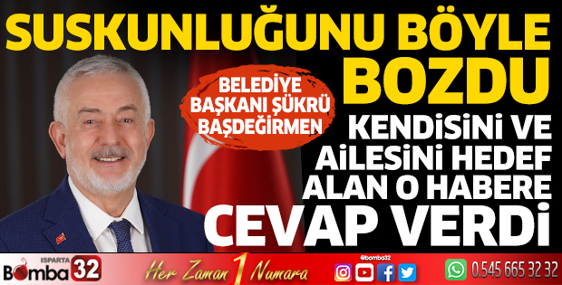 Başdeğirmen suskunluğunu bozdu
