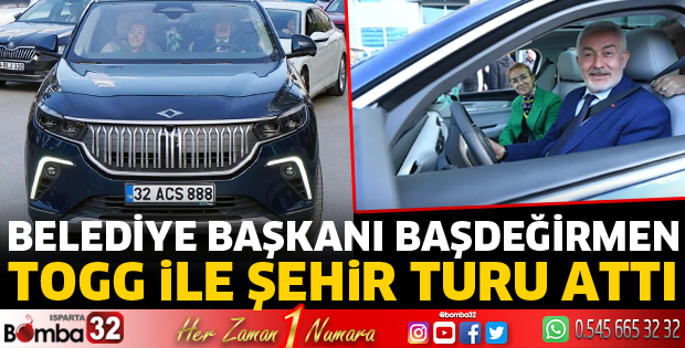 Başdeğirmen TOGG'u test etti
