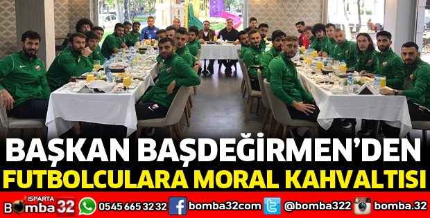 BAŞDEĞİRMEN’DEN FUTBOLCULARA MORAL KAHVALTISI