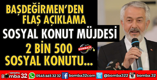 BAŞDEĞİRMEN’DEN SOSYAL KONUT MÜJDESİ