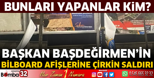 Başdeğirmen’in afişlerine saldırı düzenlendi