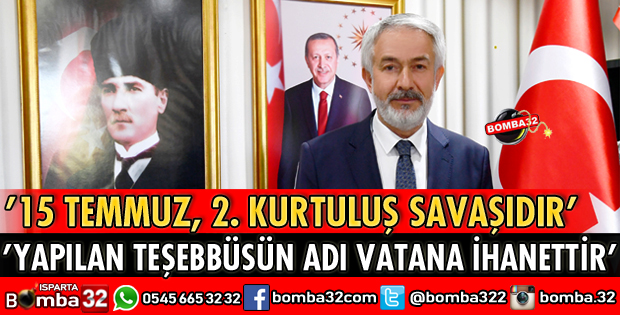 BAŞDEĞİRMEN'DEN 15 TEMMUZ DEMOKRASİ VE MİLLİ BİRLİK GÜNÜ MESAJI