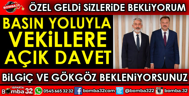 BAŞDEĞİRMENDEN BASIN YOLU İLE DAVET