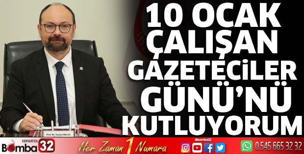 Başhekim Oksay'ın 10 Ocak Çalışan Gazeteciler Günü mesajı