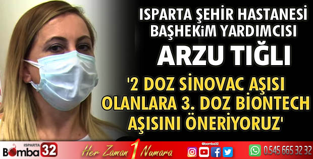 Başhekim Yardımcısı Tığlı’dan aşı çağrısı