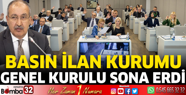 Basın İlan Kurumu Genel Kurulu sona erdi