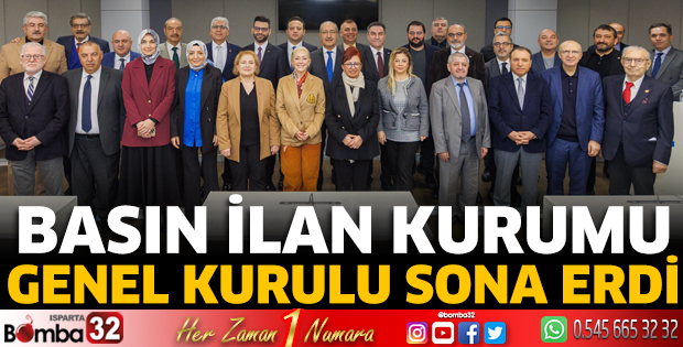 Basın İlan Kurumu Genel Kurulu sona erdi