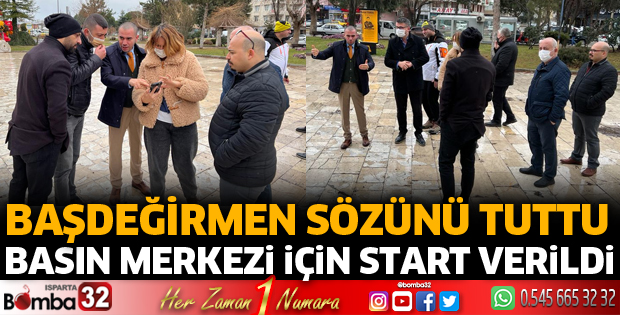 Basın Merkezi için start verildi