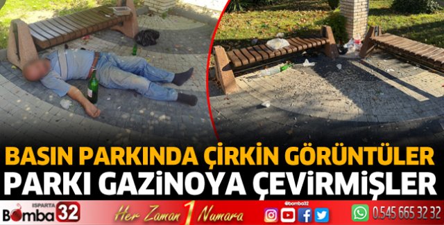 Basın Parkında çirkin görüntüler 