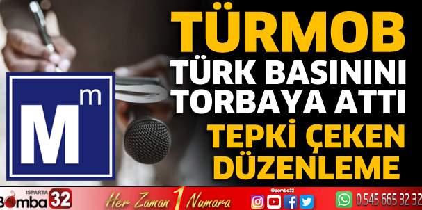 Basına bir darbe de TÜRMOB’tan!
