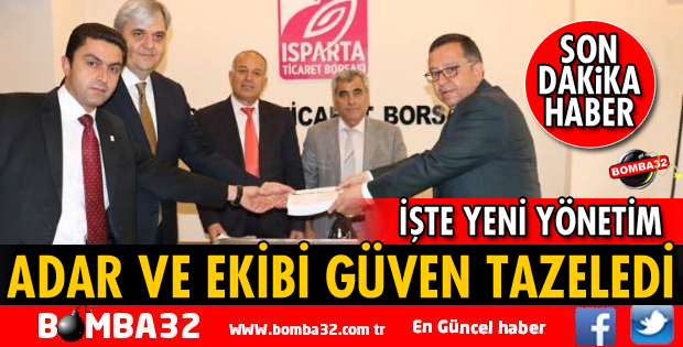 BAŞKAN ADAR VE EKİBİ GÜVEN TAZELEDİ