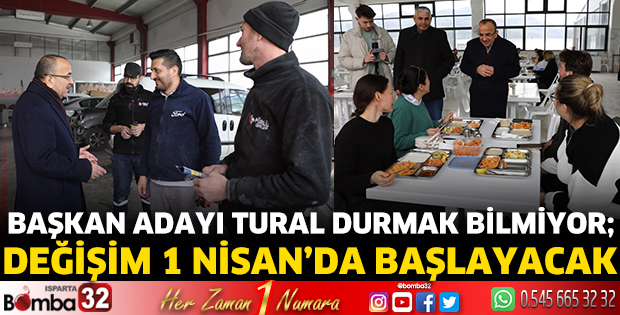 Başkan Adayı Tural durmak bilmiyor