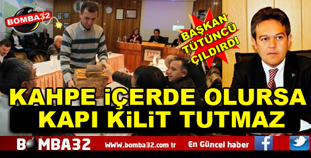 BAŞKAN AĞZINI BOZDU...