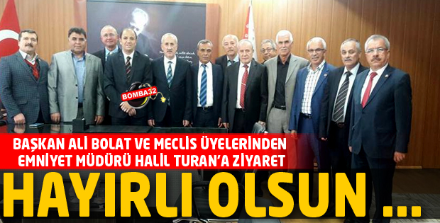 İL GENEL MECLİS BAŞKANI ALİ BOLAT  VE MECLİS ÜYELERİNDEN ZİYARET 
