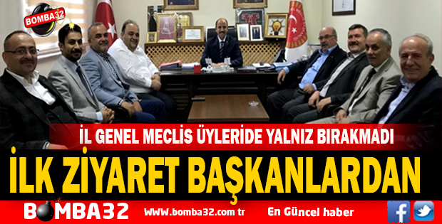 BAŞKAN ALİ BOLAT’A İLK ZİYARET 