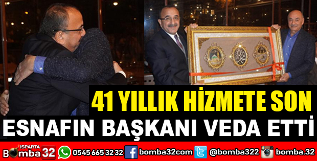 BAŞKAN AYBATILI, 41 YILLIK HİZMETİNE SON NOKTAYI KOYDU