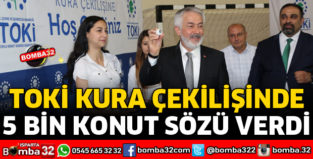BAŞKAN BAŞDEĞİRMEN 5 BİN KONUT SÖZÜ VERDİ