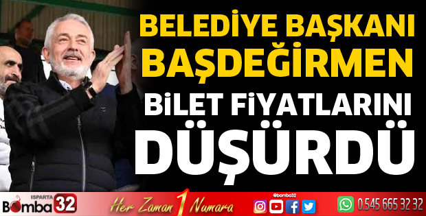 Başkan Başdeğirmen, bilet fiyatlarını düşürdü