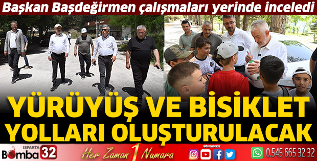 Başkan Başdeğirmen çalışmaları yerinde inceledi