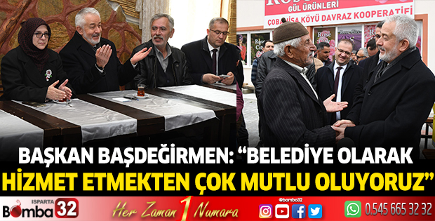 Başkan Başdeğirmen, Çobanisa köyünü ziyaret etti