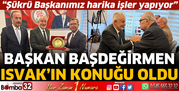 Başkan Başdeğirmen ISVAK’ın konuğu oldu